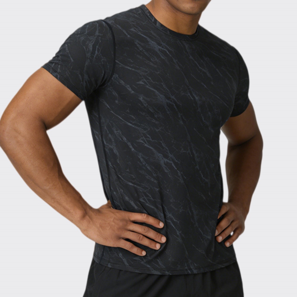 Health Wellness And Fitness - Camiseta masculina de verão, de secagem
