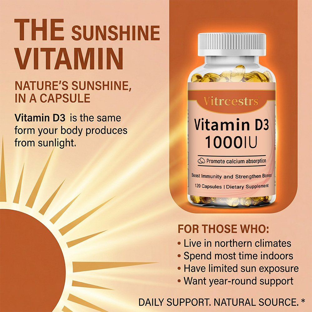 Cápsulas de Vitamina D3 1000 I - Health Wellness And avaliação e preço