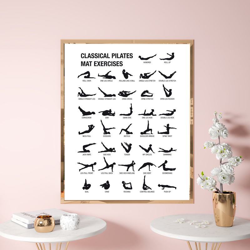 Pôster de Quadro de Exercícios - Health Wellness And Fitness avaliação e preço